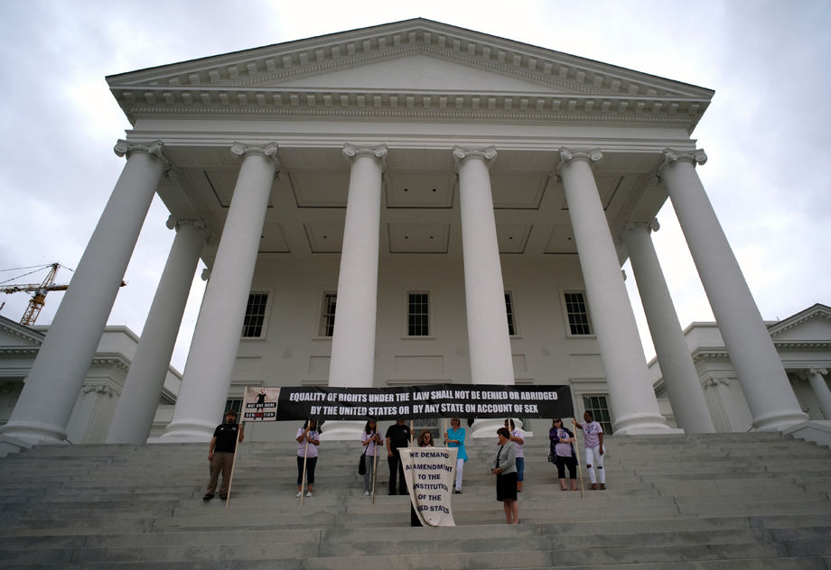ERA event on Virginia Capitol steps